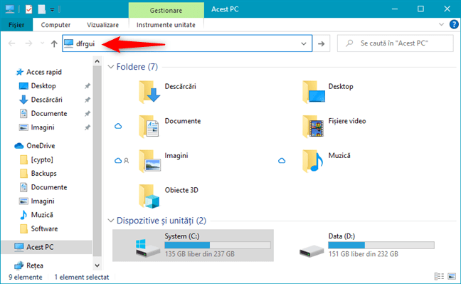 Deschide Defragmentare È™i Optimizare UnitÄƒÈ›i din Explorer