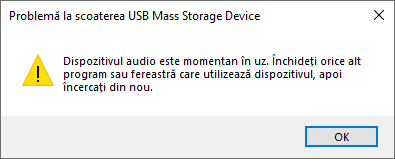Acest dispozitiv este momentan Ã®n uz