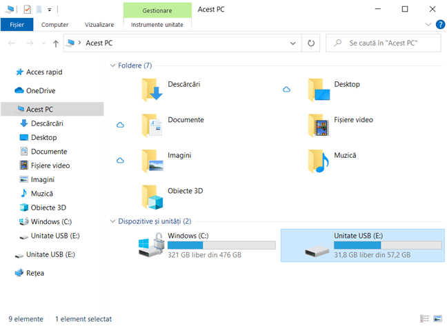 GÄƒseÈ™te dispozitivul pe care vrei sÄƒ-l scoÈ›i Ã®n File Explorer