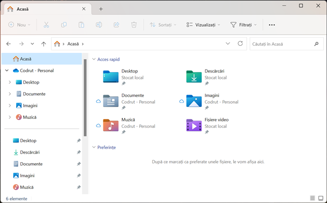 File Explorer Ã®n Windows 11