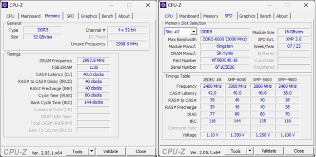 SpecificaÈ›iile tehnice din CPU-Z