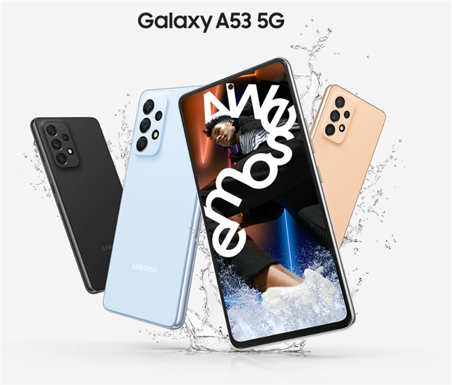Samsung Galaxy A53 5G: Culorile Ã®n care este disponibil