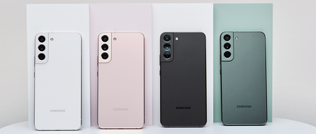 Samsung Galaxy S22 Èi S22+ sunt disponibile în patru culori