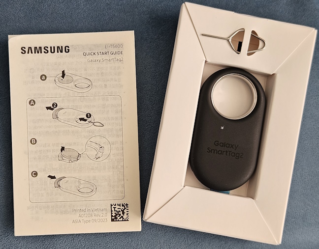 Despachetarea lui Samsung Galaxy SmartTag2