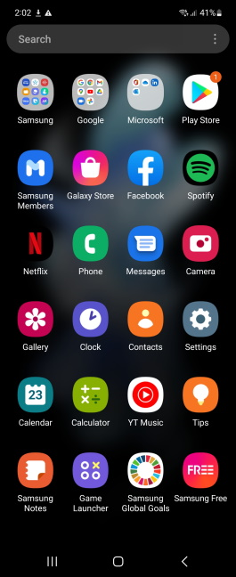 AplicaÈiile incluse pe Samsung Galaxy Z Flip4