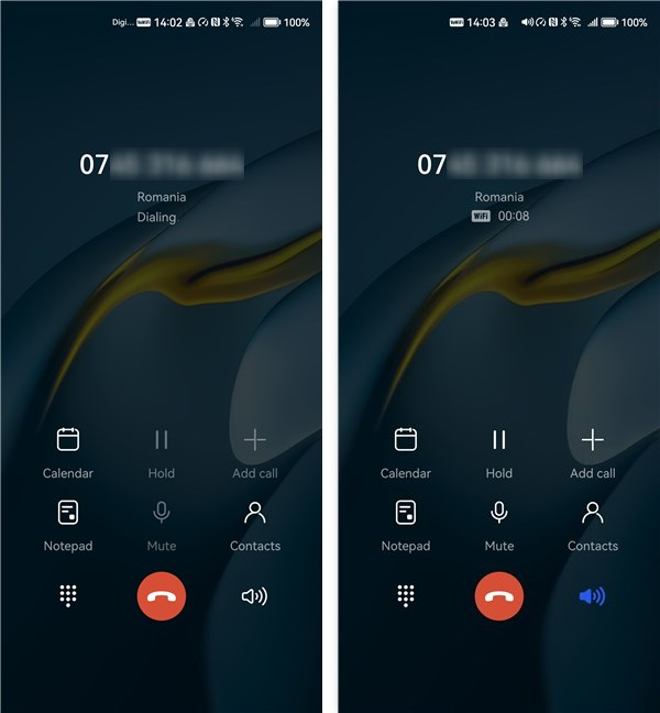 Apel telefonic pe HUAWEI nova 11 Pro