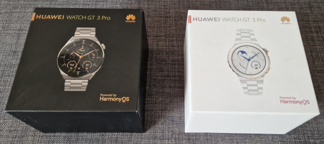 Huawei Watch GT3 Pro are un ambalaj foarte elegant