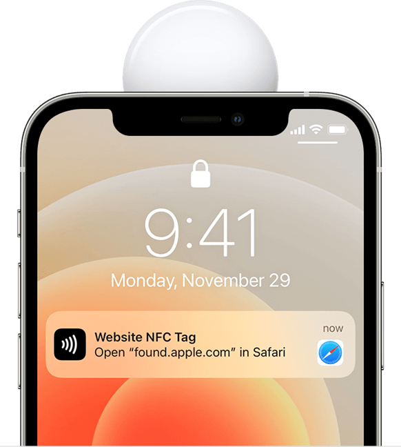 Cum folosești NFC pe iPhone: O notificare NFC