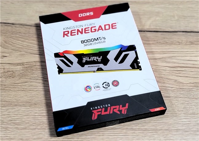 Cutia pentru Kingston Fury Renegade DDR5 RGB