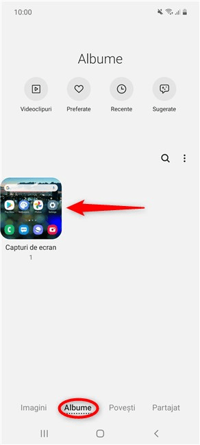 Unde ajung screenshoturile din Android pe dispozitivele Samsung Galaxy?