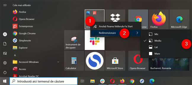 RedimensioneazÄƒ un folder dinamic Ã®n Windows 10