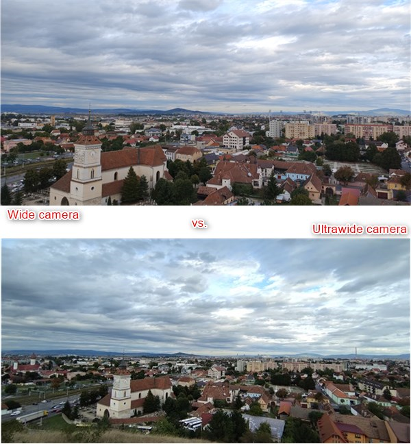 Fotografie cu camera wide vs. camera ultrawide