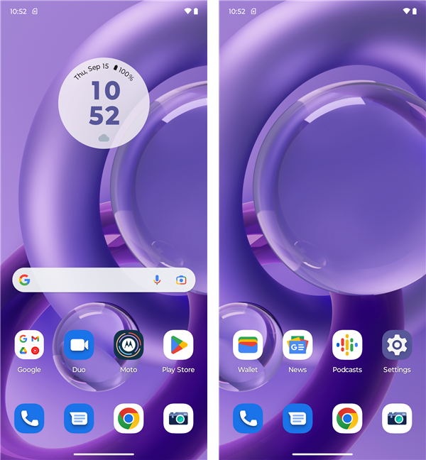 InterfaÈa de utilizare Èi aplicaÈiile de pe Motorola Edge 30 Neo