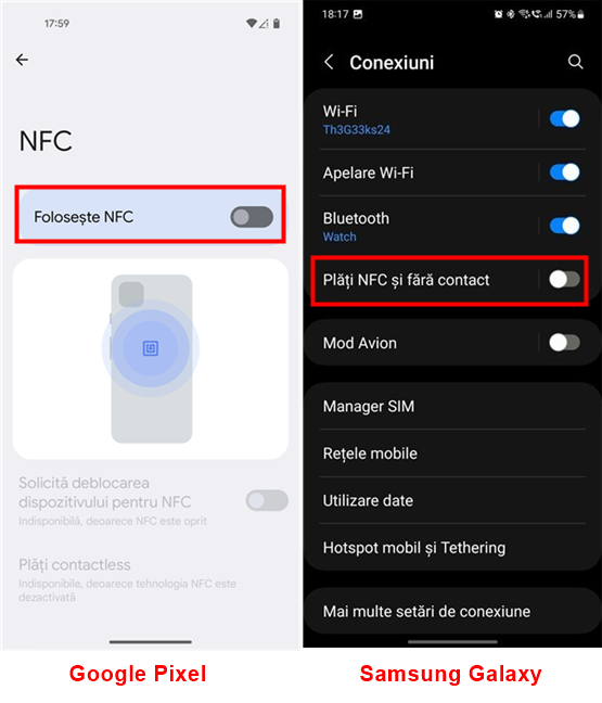 Cum dezactivezi NFC pe Android