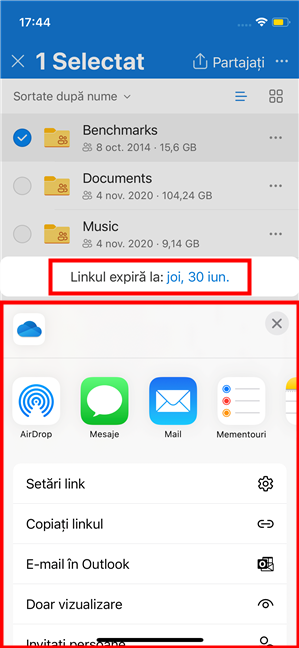 Linkul expirÄ la data selectatÄ