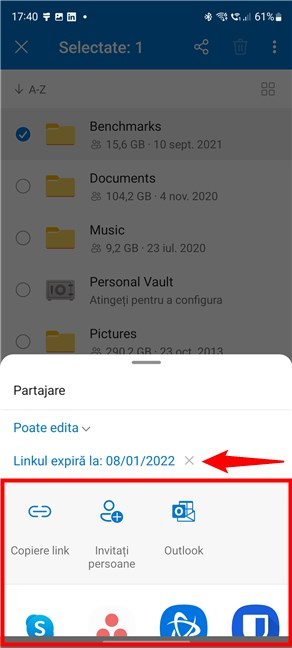 Linkul expirÄ la data aleasÄ