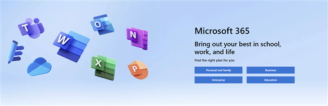 OneNote este inclus în Microsoft 365