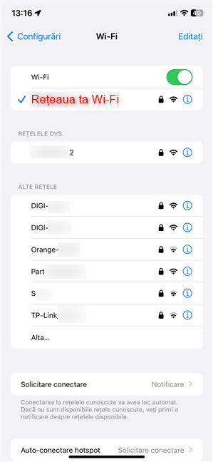 ApasÄƒ pe reÈ›eaua ta Wi-Fi