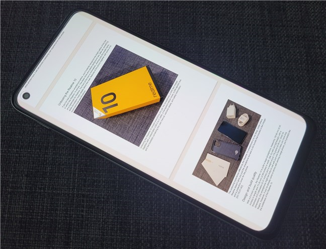 Realme 10 oferÄ performanÈe ridicate în activitÄÈile zilnice