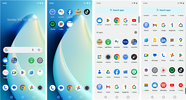 InterfaÈ›a de utilizare È™i aplicaÈ›iile incluse