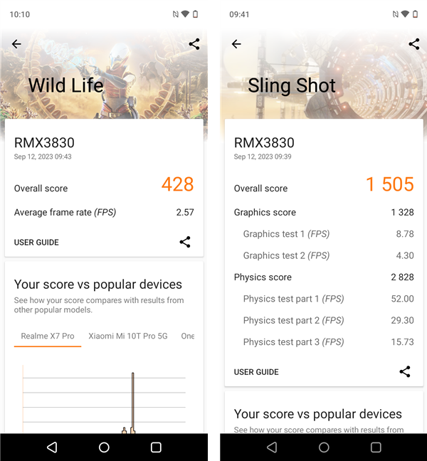 Rezultate Ã®n 3DMark