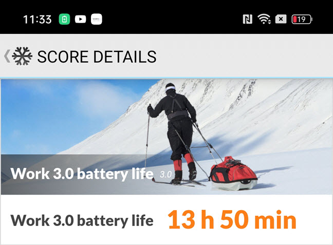 Autonomia bateriei mÄsuratÄ de PCMark 10