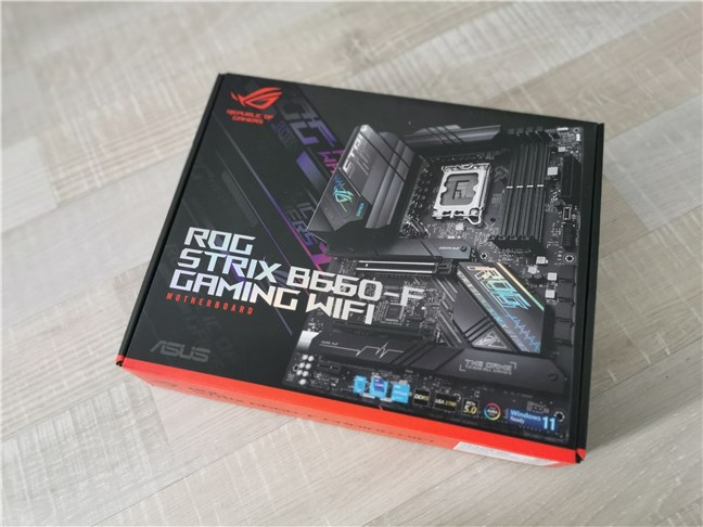 Cutia plÄƒcii de bazÄƒ ASUS ROG Strix B660-F Gaming WiFi