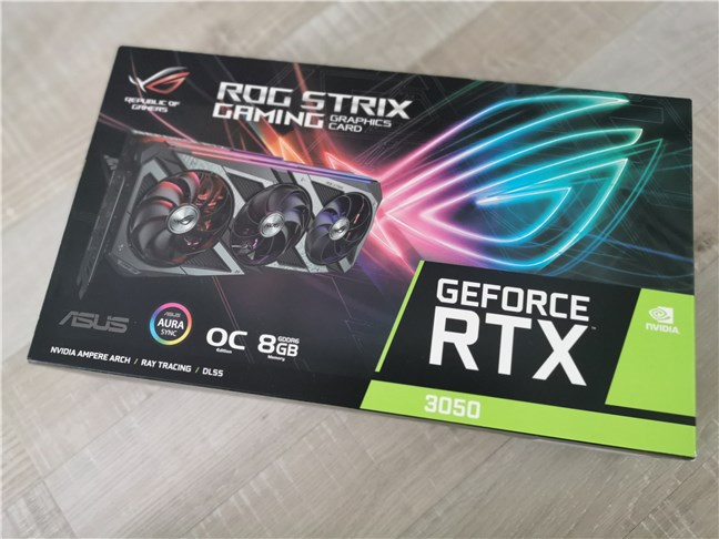 Cutia ASUS ROG Strix Gaming GeForce RTX 3050