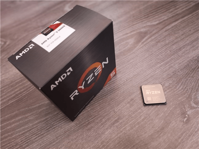 Despachetarea procesorului AMD Ryzen 5 5600X