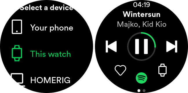 În funcție de aplicația de streaming, poți controla ce se aude și pe ce dispozitiv