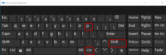 ApasÄƒ CTRL+SHIFT+P Ã®n Firefox pentru Windows, Linux sau ChromeOS