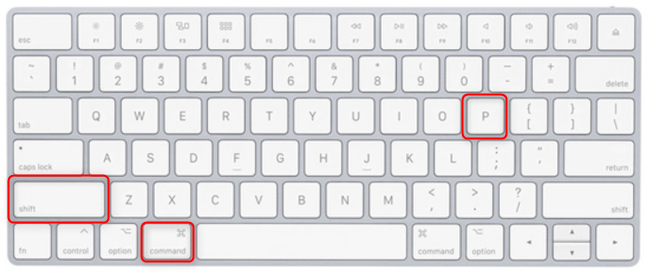 ApasÄƒ Command âŒ˜ + SHIFT+P Ã®n Firefox pentru macOS