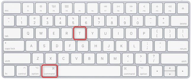 ApasÄƒ Command âŒ˜ + T Ã®n macOS