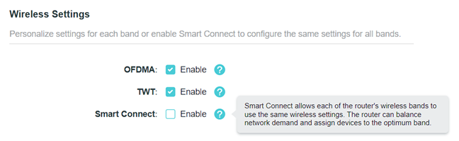 Cum este descris Smart Connect pe un router TP-Link