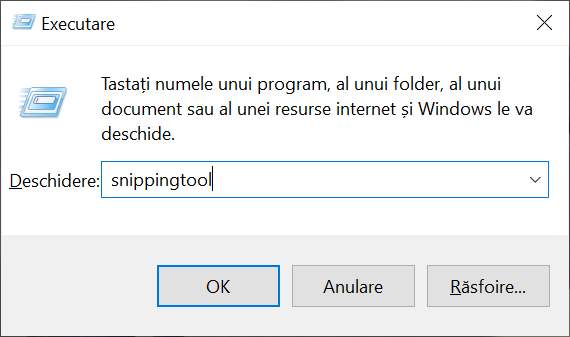 LanseazÄƒ Instrumentul de cÄƒutare din Windows 10 folosind Executare