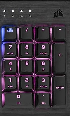 Tastatura numericÄƒ are toate Tastele Mouse