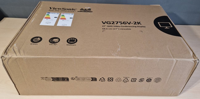 ViewSonic VG2756V-2K are o cutie de carton biodegradabilÄ