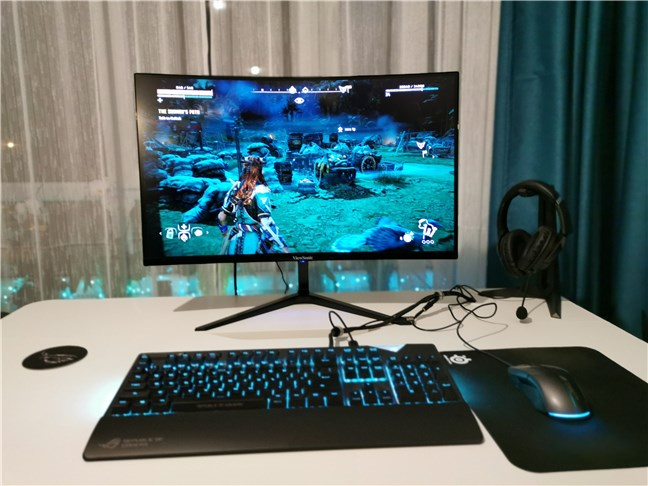 Gaming pe monitorul ViewSonic VX2719-PC-MHD