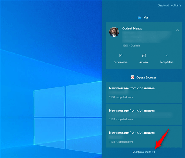 Cum vezi mai multe notificÄƒri Ã®n Windows 10