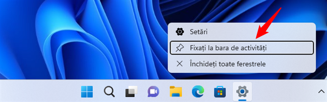 Cum fixezi o aplicaÈ›ie deschisÄƒ la bara de activitÄƒÈ›i din Windows 11