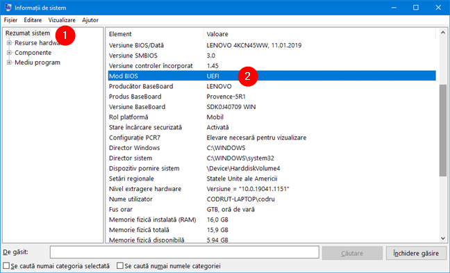 CerinÈ›e de sistem Windows 11: UEFI (nu BIOS)