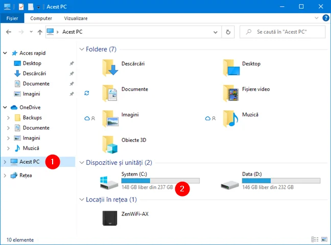 Cerințe de sistem pentru Windows 11: Stocare