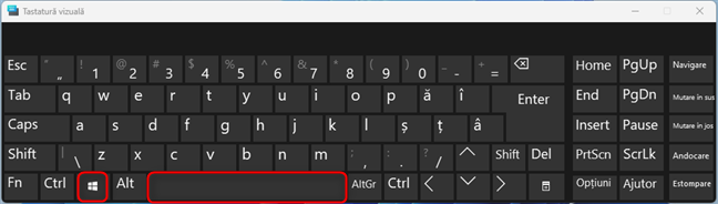 ApasÄƒ Windows + SpaÈ›iu pentru a schimba limba È™i dispunerea tastaturii