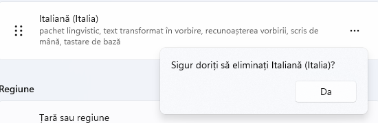 ConfirmÄƒ eliminarea limbii