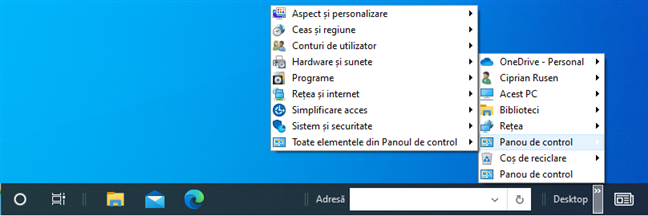 Nu poÈ›i adÄƒuga bare de unelte suplimentare la bara de activitÄƒÈ›i din Windows 11