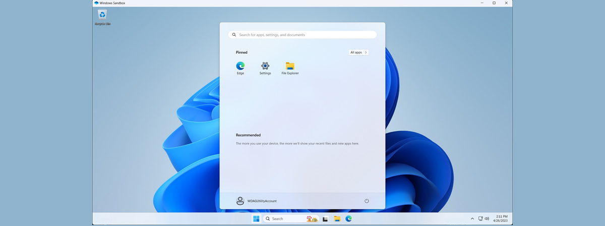 Cum activezi Windows Sandbox în Windows 10 & Windows 11