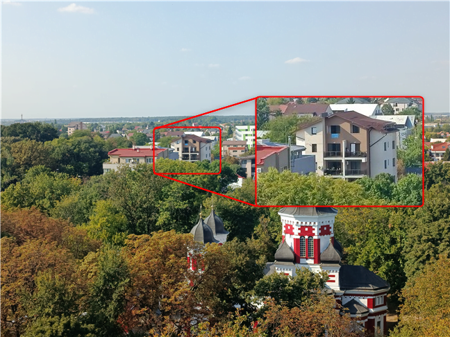 Pozele fÄcute la rezoluÈia de 108MP sunt foarte detaliate